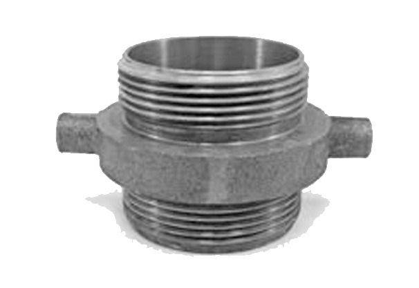 UPD : Double Male - Brass : 2 1/2 NPSH x 2 1/2 NPSH