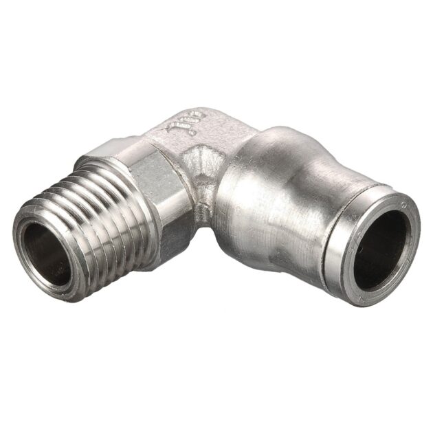 169PLM-6M-4R : Parker Electroless Nickel Plated Brass Push-to-Connect Fittings - Prestolok PLM