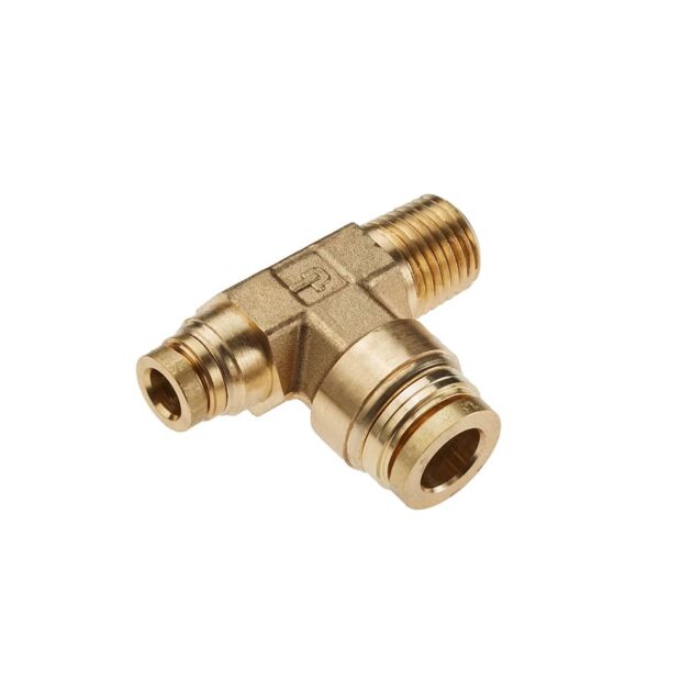 171PTCNS-6-4-4 : Parker Air Brake D.O.T. composite & brass push-to-connect fittings - PTC & PTCR