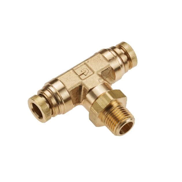 172PTC-4-2 : Parker Air Brake D.O.T. composite & brass push-to-connect fittings - PTC & PTCR