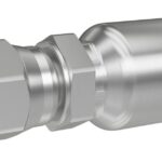1GU43-4-4 : Parker Crimp Style Hydraulic Hose Fitting - 43 Series Fittings