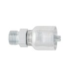 1J043-8-8 : Parker Crimp Style Hydraulic Hose Fitting - 43 Series Fittings