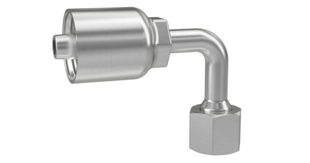 1J543-4-4 : Parker Crimp Style Hydraulic Hose Fitting - 43 Series Fittings