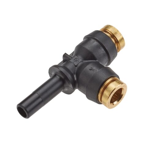 371PTCSP-4-6 : Parker Air Brake D.O.T. composite & brass push-to-connect fittings - PTC & PTCR