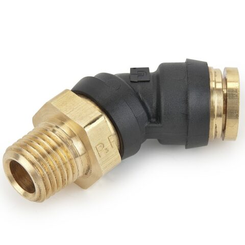 379PTC-4-6 : Parker Air Brake D.O.T. composite & brass push-to-connect fittings - PTC & PTCR
