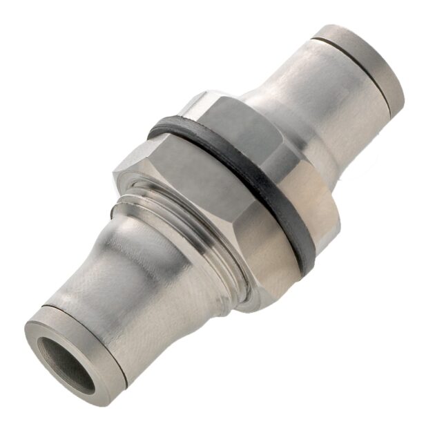 62PLSBH-12M : Parker Push-to-Connect Pneumatic Stainless Steel Fittings - Prestolok PLS