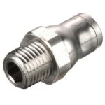 68PLM-4M-2R : Parker Electroless Nickel Plated Brass Push-to-Connect Fittings - Prestolok PLM