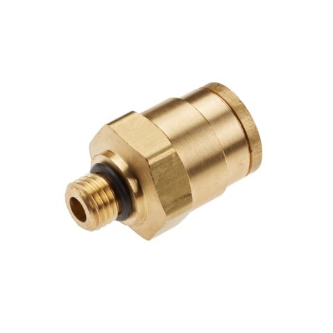 68PTC-4-M12 : Parker Air Brake D.O.T. composite & brass push-to-connect fittings - PTC & PTCR