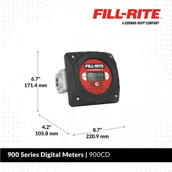 6 to 40 GPM Digital Meter. Ac - Image 2
