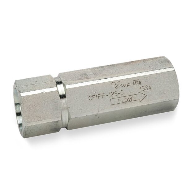 CPIFF-4P-15 : Parker Soft Seat, In Line Hydraulic Check Valves - CPIFF Series