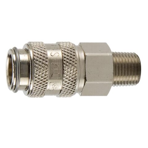 DM-121-4MP : Parker Miniature Size, Double Shut-off, Push to Connect Quick Couplings - DM Series