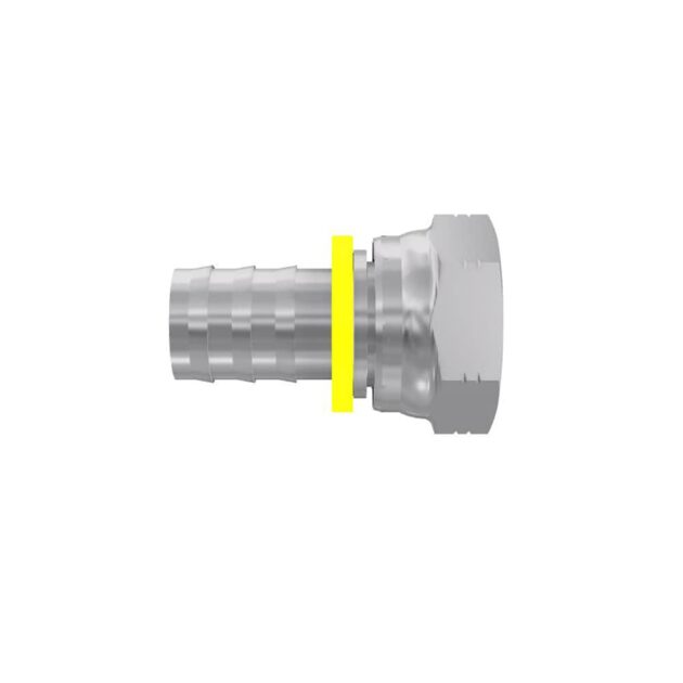 39282-8-8 : Parker Push On Field Attachable Hydraulic Hose Fitting - 82 Series - Europe