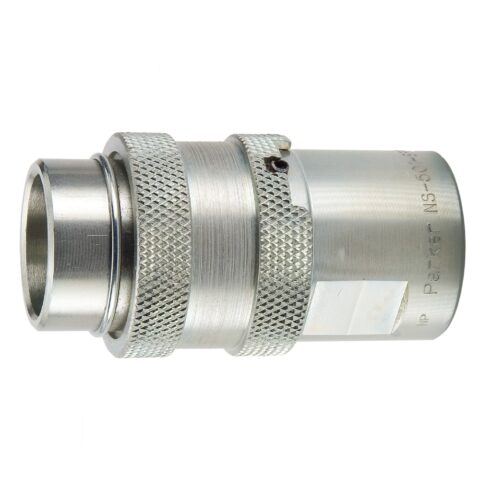 NS-501-8FP : Parker Non-Spill, Flat Face, Push to Connect Quick Couplings with Sleeve Lock - NS Series
