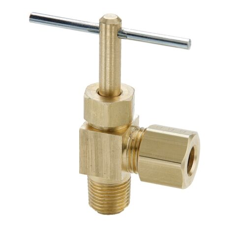 NV104C-4-2 : Parker Brass Needle Valve, Low Pressure - NV Series