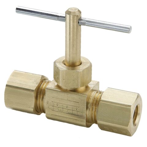 NV105C-4 : Parker Brass Needle Valve, Low Pressure - NV Series