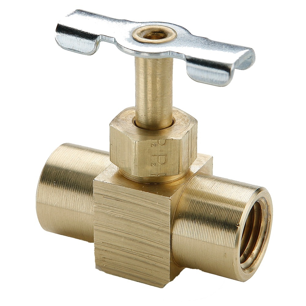 NV109P-4 : Parker Brass Needle Valve, Low Pressure - NV Series