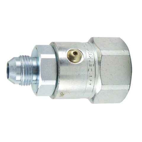 PS610306-6-6 : Parker Hydraulic Inline & 90 Degree Elbow, High Pressure Swivels - PS Series