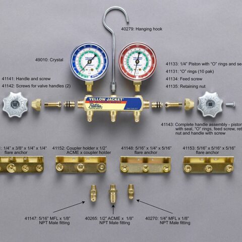 Yellow Jacket : Series 41 Manifold Replacement Parts