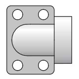 16G5EQ2BSX : Parker 4-Bolt Hydraulic Flanges and Components