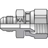 4-4XHMKA6S : Parker Komatsu 30° Flare, Metric Thread Adapters