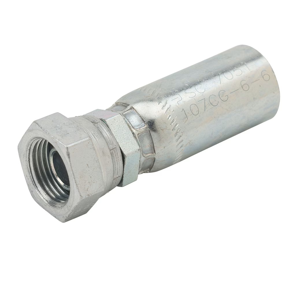 107CG-6-6 : Parker Permanent Crimp Fittings - CG Series Fittings