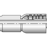 1X577-16-16 : Parker Crimp Style Hydraulic Hose Fitting – 77 Series Fittings