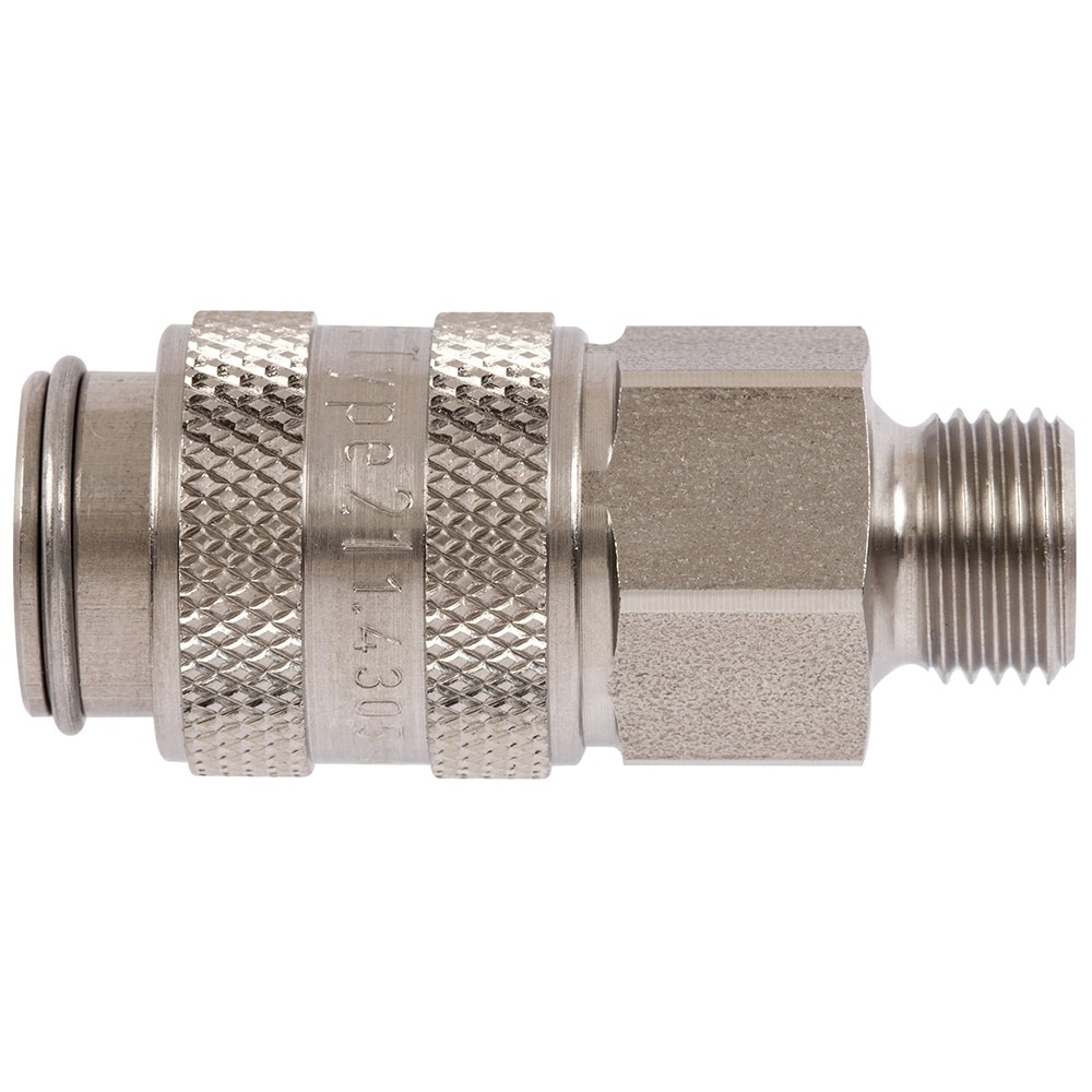 21KBAW10EVX : Parker Quick Coupling, European profile, ND 5 (Series 21)