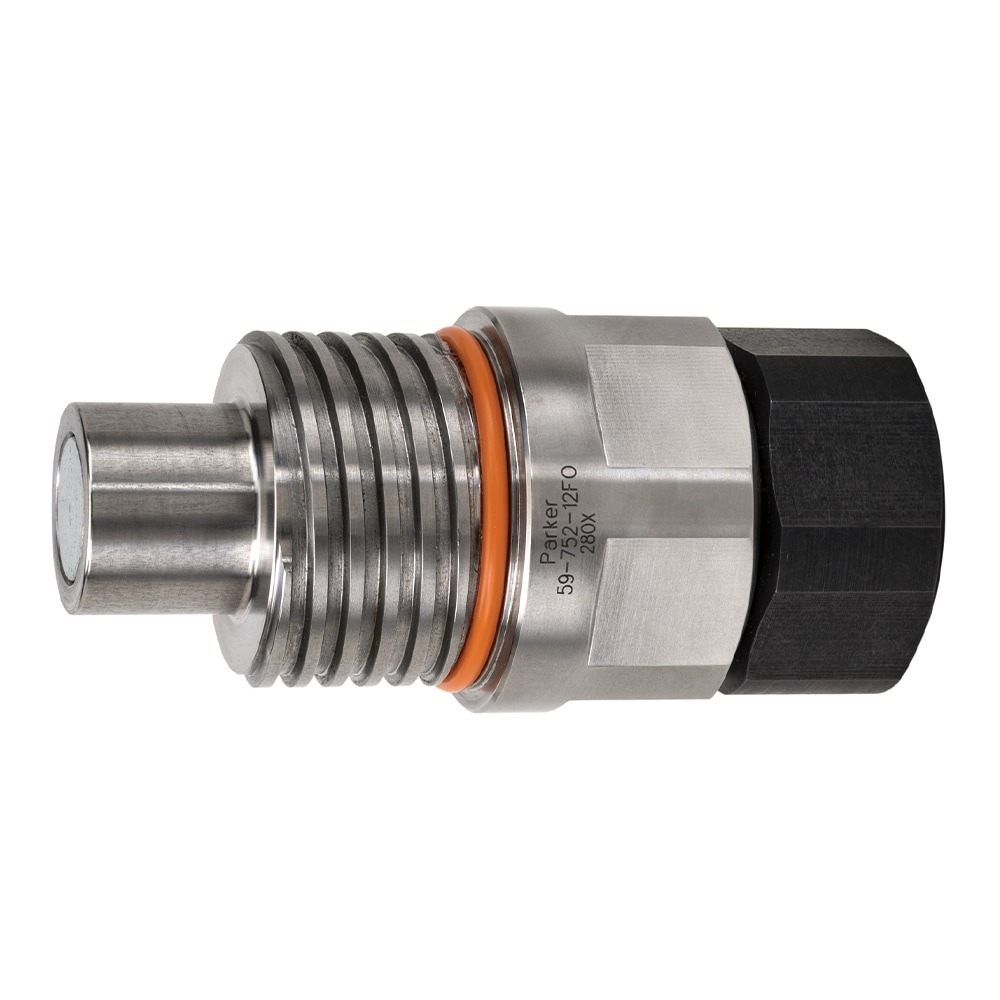 59-1002-16FO : Parker Non-Spill, Flat Face Hydraulic ACME Thread to Connect Quick Couplings - 59 Series