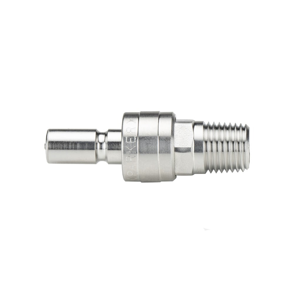 2M-Q4P-SS : Parker Push to Connect, Stainless Steel, Instrumentation Quick Couplings - CPI Series