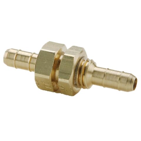 22BH-4-4 : Parker Brass Pneumatic Hose Barbs for Tubing, Dubl-Barb