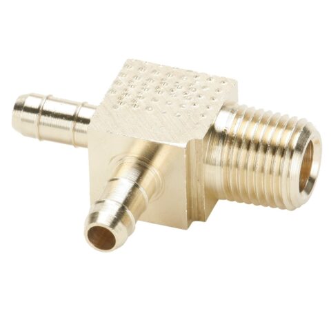 231-6-4 : Parker Brass Pneumatic Hose Barbs for Tubing, Dubl-Barb