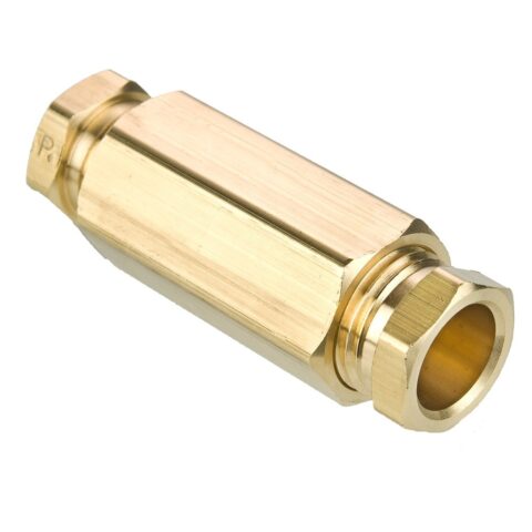 62HD-10 : Parker Brass flareless tube fitting, Hi-Duty