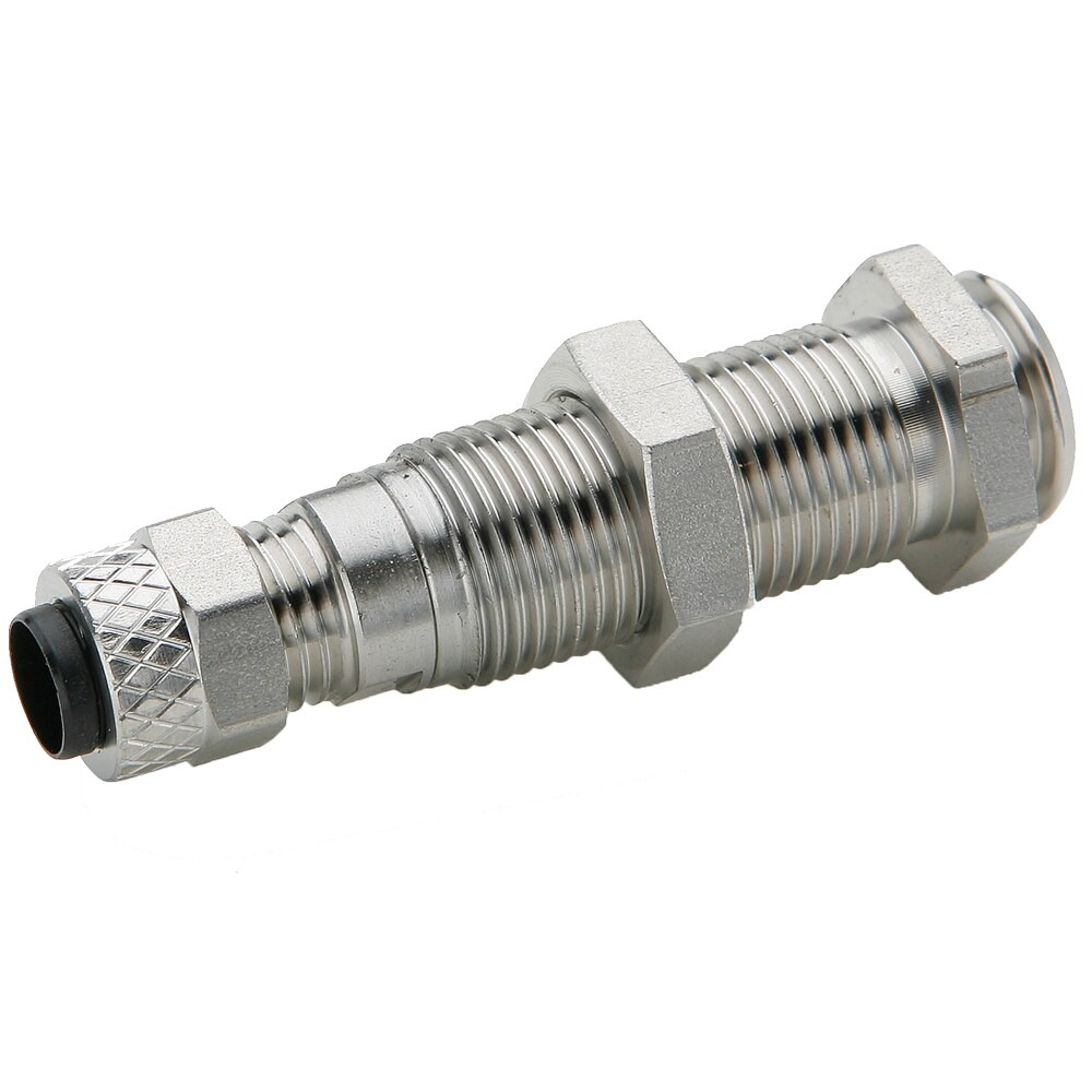 392PSS-4-4 : Parker Chrome plated brass couplers for thermoplastic and soft metal tubing, Poly-tite