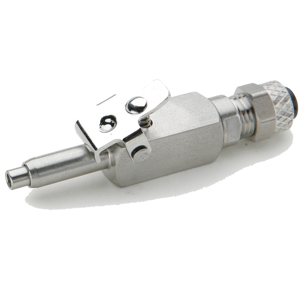 393PDSS-4-4 : Parker Chrome plated brass couplers for thermoplastic and soft metal tubing, Poly-tite