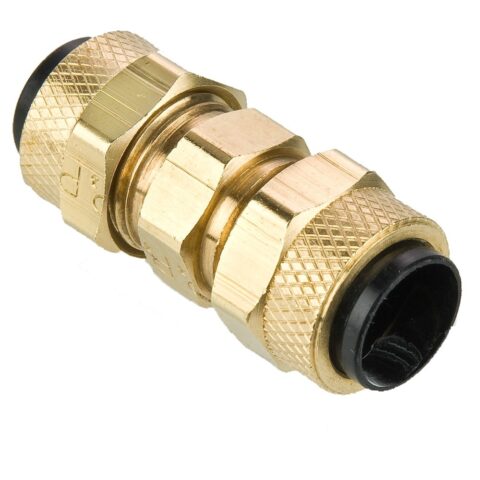 62P-4 : Parker Brass Compression Fittings for Thermoplastic and Soft Metal Tubing - Poly-Tite.