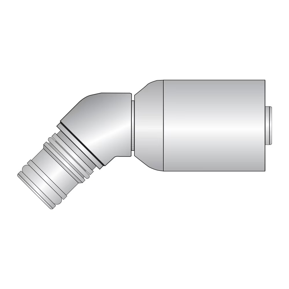 1WW56-4-4 : Parker Rapid Assembly Fittings for Parflex Hose