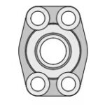 24G4Q1BSX : Parker 4-Bolt Hydraulic Flanges and Components