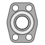 24WB3Q1BSX : Parker 4-Bolt Hydraulic Flanges and Components