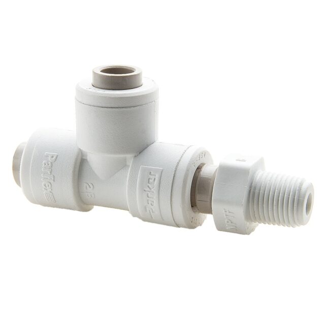 PP6MRS6 : Parker Push-to-Connect all plastic FDA compliant fitting, Parker TrueSeal