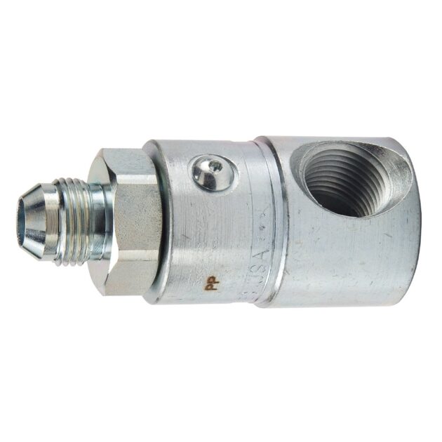 PS1290302-12-12 : Parker Hydraulic Inline & 90 Degree Elbow, High Pressure Swivels - PS Series