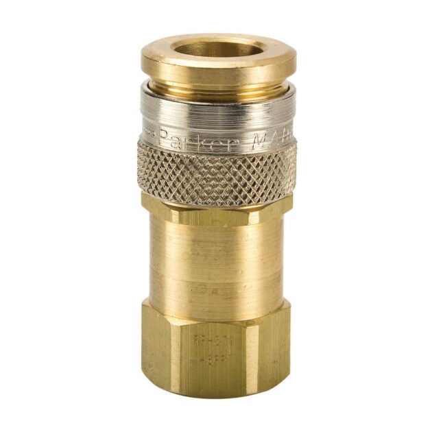 RF-251-6FP : Parker High Flow, Push to Connect, Air Tool & Breathing Air Quick Couplings (pneu) High Flow European Interchange - RF Series Couplers