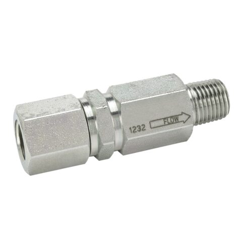 S6C6F-M5 : Parker Soft Seat, In Line Hydraulic Check Valves - S6C and 3C Series