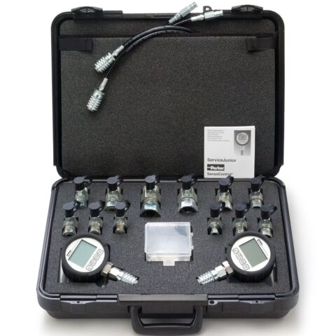 SCJR2-KIT-PD : Parker Digital Pressure Gauges & Multi Pressure Range Diagnostic Test Kits - Parker SensoControl ServiceJunior