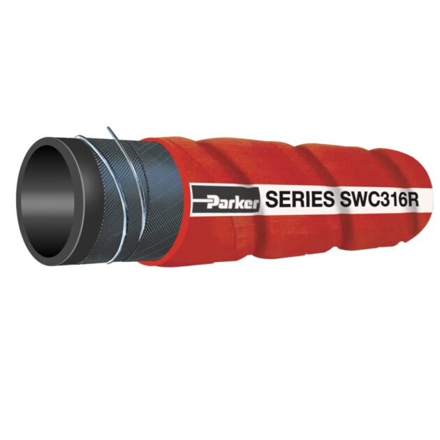 SWC316R-1500 : Parker WILDCATTER® CORRUGATED OILFIELD PETROLEUM TRANSPORT SUCTION HOSE