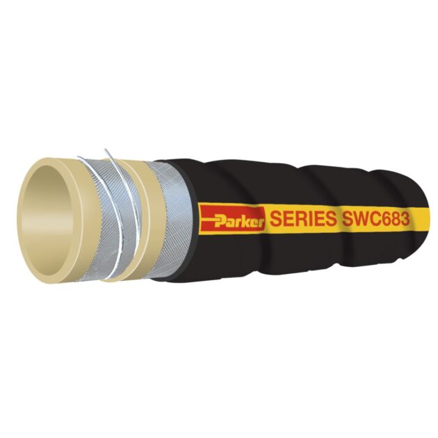 SWC683-6000 : Parker TITANFLEX® MODIFIED XLPE CORRUGATED CHEMICAL SUCTION HOSE