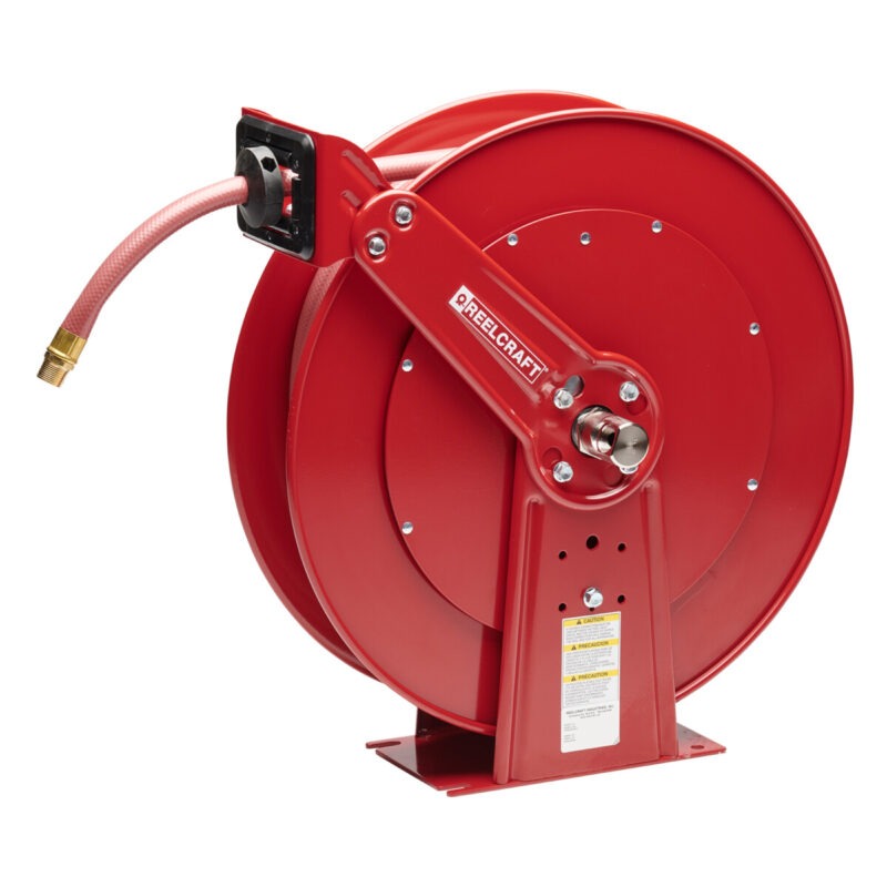 83050 OLP-HTH – 3/4 in. x 50 ft. Ultimate Duty Dual Pedestal Hose Reel