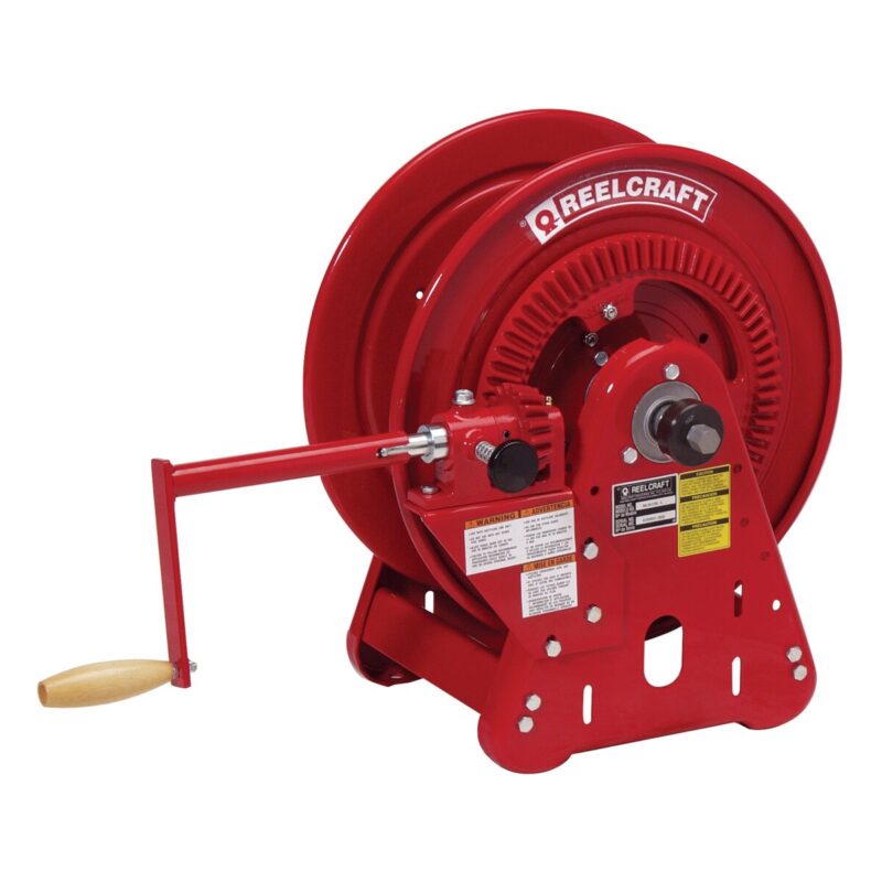 BA36106 LT – 1/4 in. x 125 ft. Bevel Crank Twin Line Welding Hose Reel