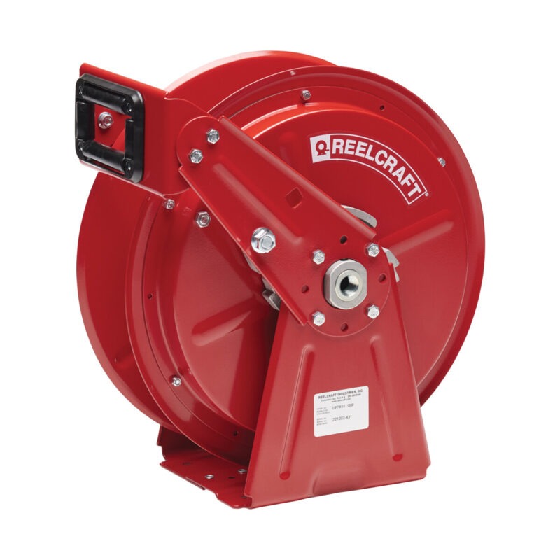 DP7600 OMP – 3/8 in. x 50 ft. Ultimate Duty Dual Pedestal Hose Reel