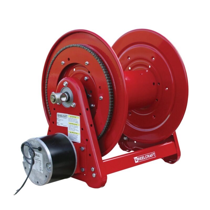 EA32112 M12D – 1/2 in. x 200 ft. Premium Duty 12 V DC Motor Driven Hose Reel