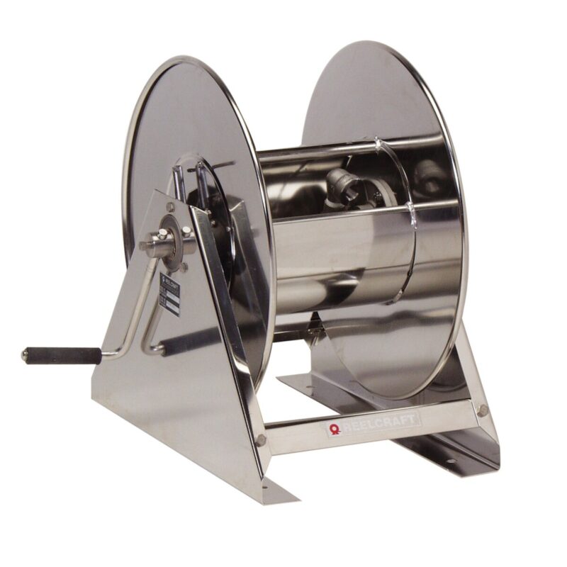 HS18000 M – 1/2 in. x 200 ft. Medium Duty Stainless Steel Hand Crank Hose Reel